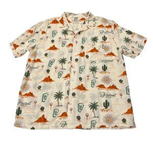 Barstool Golf Phoenix Pattern Short Sleeve Shirt, L